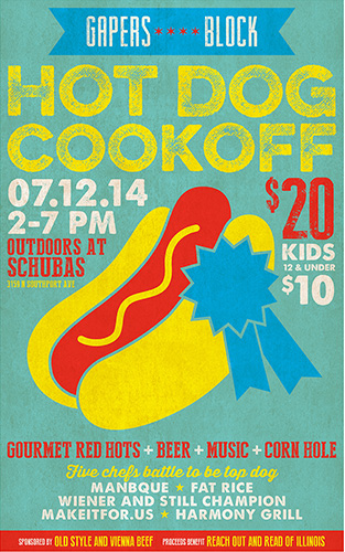 Gapers Block Hot Dog Cookoff - July 12, 2014