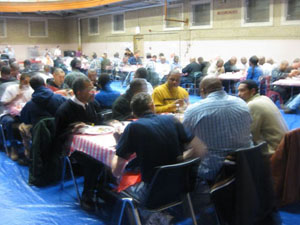 Salvation Army Harbor Light Center holiday meal