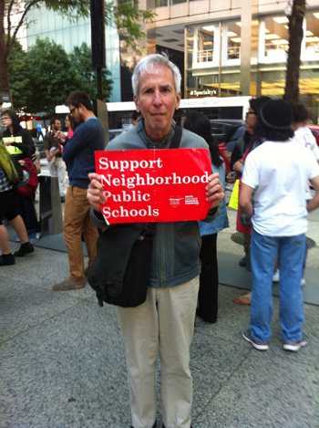 CPS budget cut protester - 6/18/13