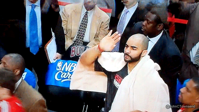 No high five for Boozer